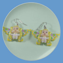 Angels earrings plates