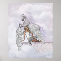 Angels Fae Unicorns Print