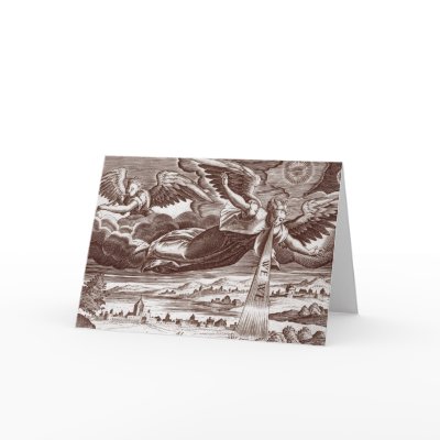 Angels from Book of Revelations - Greeting Card by AntiqueImages