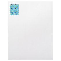 Angels in Blue – Ornaments & Trumpets Letterhead Template