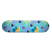 Angels in Blue – Ornaments & Trumpets Skateboards