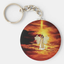 Angels in the Sky Keychain