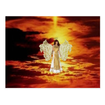 Angels in the Sky Postcard