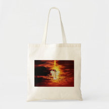 Angels in the Sky Small Tote Bag
