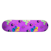 Angels in Violet – Ornaments & Trumpets Skate Decks