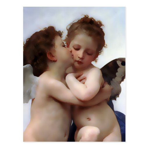 Angels Kiss Postcard