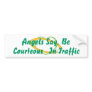 Angels Say Be Courteous In Traffic-Customize Bumper Stickers