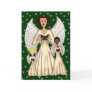 Angels Singing Carols(Gold) Greeting Card