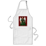 Angels Singing Carols (Green) aprons