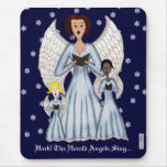Angels Singing Carols Mouse Pads