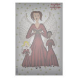 Angels Singing Carols (Red) stationery