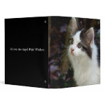 Angels With Whiskers (kitten) Binder