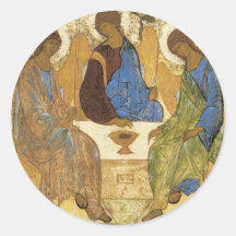 Anges à la trinité de Mamre Adhésifs Ronds