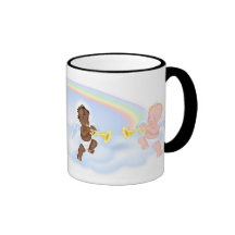 Anges de bébé tasse à café