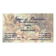 Anges victoriens de musique par Hans Zatzka Carte De Visite