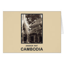 Angkor Vat Cambodge Cartes De Vœux