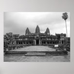 Angkor Wat B&W Poster