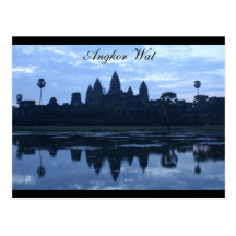 angkor wat blue post card