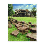 Angkor Wat Crumbled Causeway Post Card