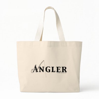 Angler logo bag by JenDuBrayArtist