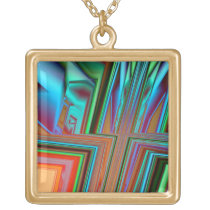 Angles Abstract Necklace necklaces
