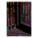 Angles And Lines 2 Vertical Greeting Card