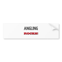 Angling Rocks Bumper Stickers