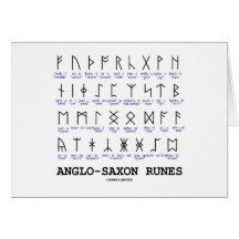 Anglo-Saxon Runes (Linguistics Cryptography) Cards