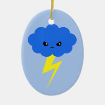 Angry Amagumo Christmas Ornament