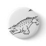 Angry American Crocodile Pin