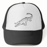 Angry American Crocodile Mesh Hats