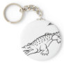 Angry American Crocodile Key Chains