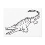Angry American Crocodile Post Cards