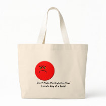 Angry Tote Bags