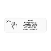 Angry Bear Return Address Labels