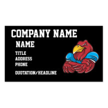 Angry Bird Football Business Card Template