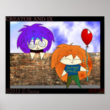 Angry Bob and Friends - Creator and Ix Posters