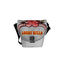 Angry Bulls messenger bags