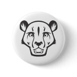 Angry Cheetah Pinback Buttons