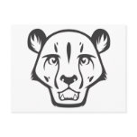 Angry Cheetah Post Card
