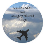 Angry Cloud Sticker