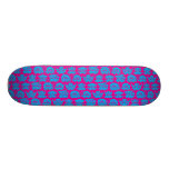 Angry Crew - Magenta & Cyan no stencil Skateboard