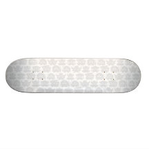 Angry Crew - White no stencil Custom Skateboard
