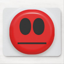 angry face mouse pads