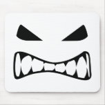 Angry face mousepad