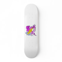 Angry Fire Dragon Skateboard Deck