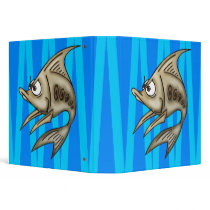 Angry Fish Vinyl Binder