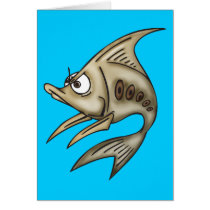 Angry Fish Card