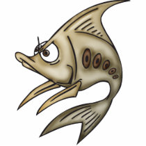 Angry Fish Photo Cutouts