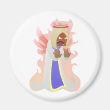 Angry Gabriel Refrigerator Magnet